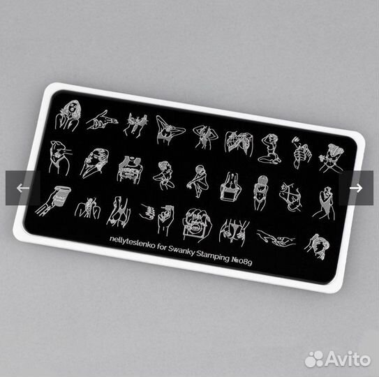 Swanky Stamping, Авторский набор для стемпинга by