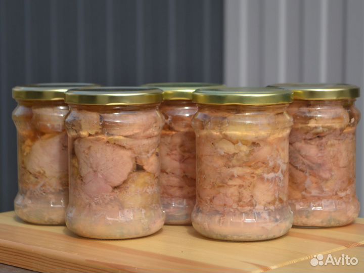 Печень трески в стекле