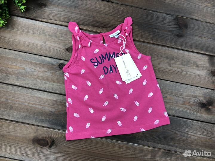 Майка детская летняя для девочки новая OVS
