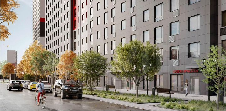 1-к. квартира, 32,4 м², 6/25 эт.