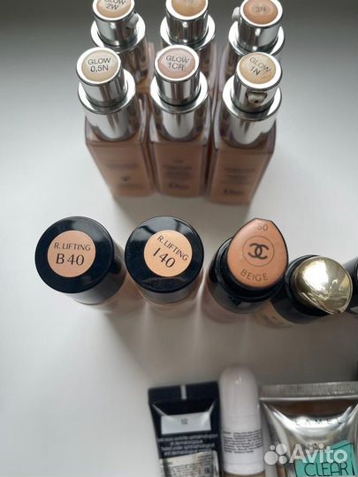 Крем тональный Chanel,Shiseido,Dior,Lancome