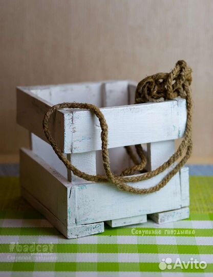 Декоративный ящик состаренный