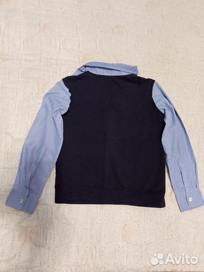 Кофта обманка для мальчика школьная