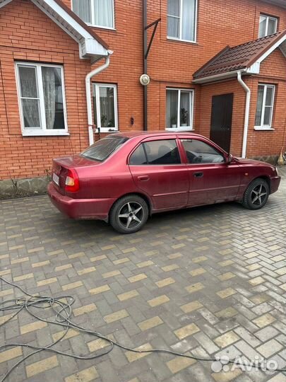 Hyundai Accent 1.5 МТ, 2004, 217 000 км