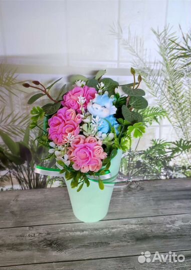 Мыльные букеты