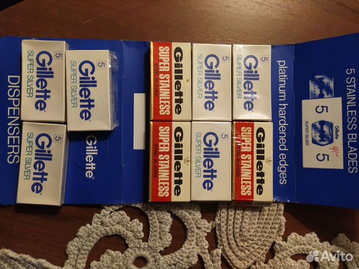 Лезвия Gillette для бритвы