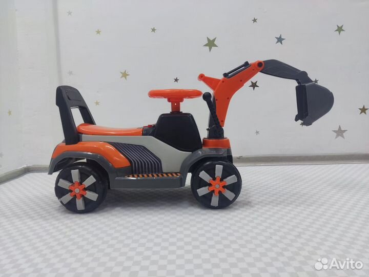 Каталка / Толокар машина Экскаватор, новый пушкар