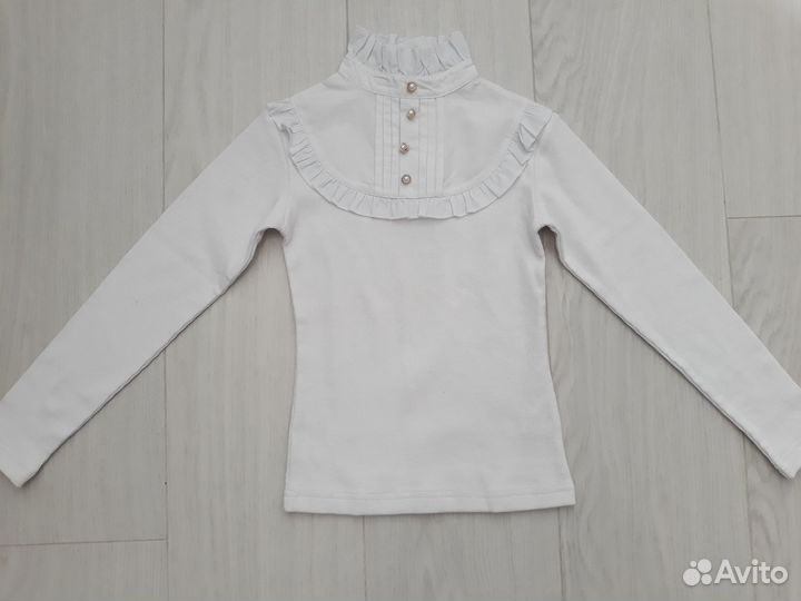 Блузка белая для девочек