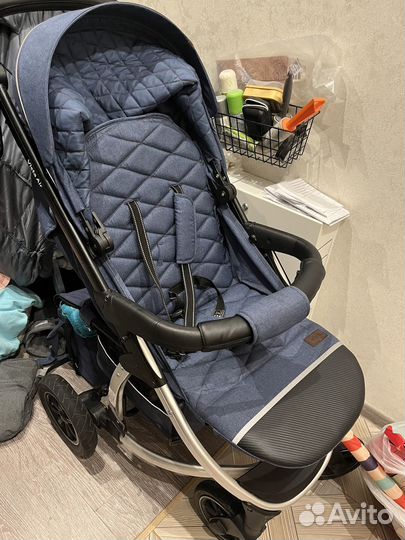 Коляска 2 в 1 Carrello Vista Denim Blue (Синий)