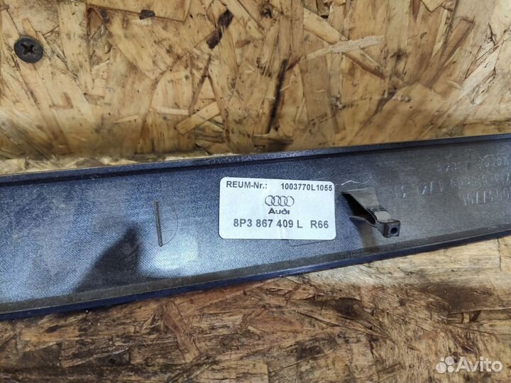 Накладка левой двери Audi A3 8P рестайлинг 2 купе