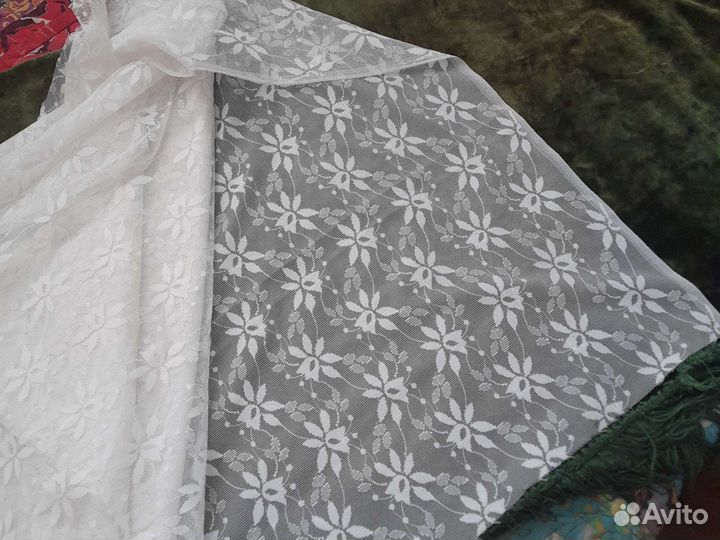 Шторы, тюль, кусочки тюля