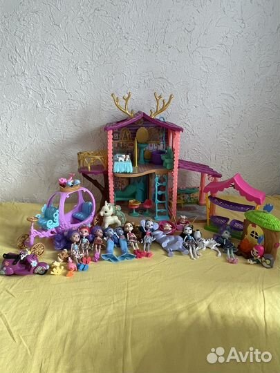 Энчантималс enchantimals домик куклы 4 набора