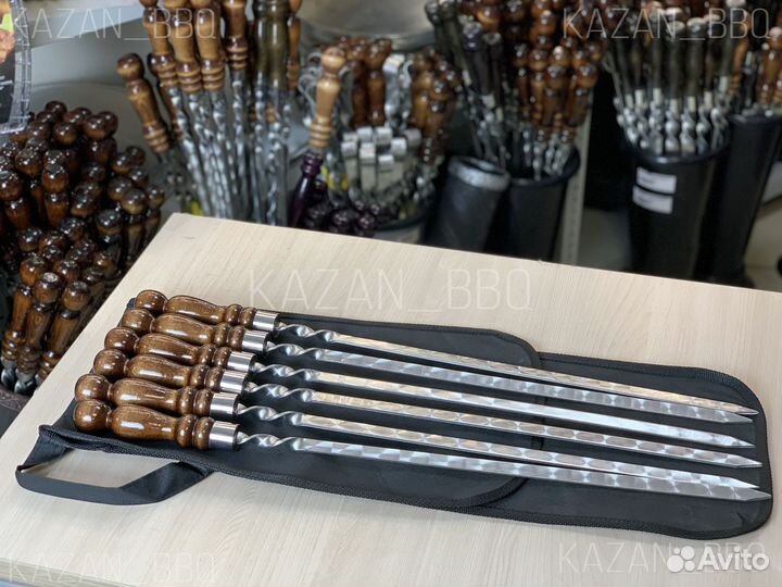 Шампуры, готовый комплект