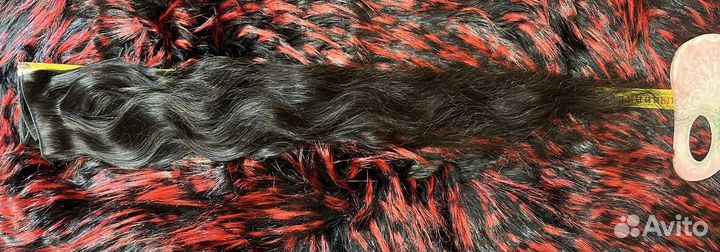 Волосы натуральные на трессах 70 см