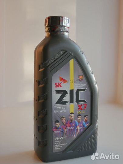 Масло моторное синтетика ZIC 10w40 1литр