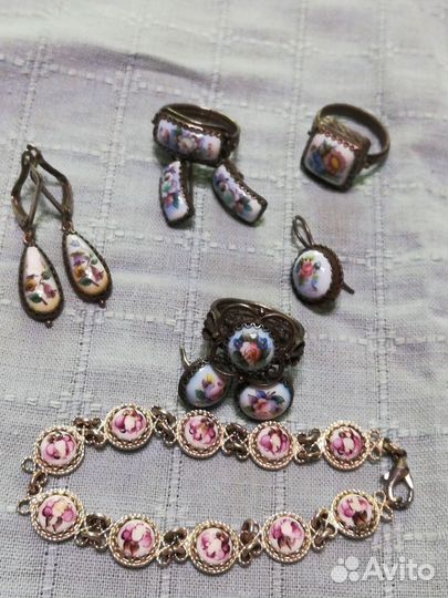 Комплект финифть