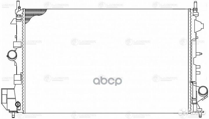 Радиатор охлаждения для а/м Opel Vectra C (02)