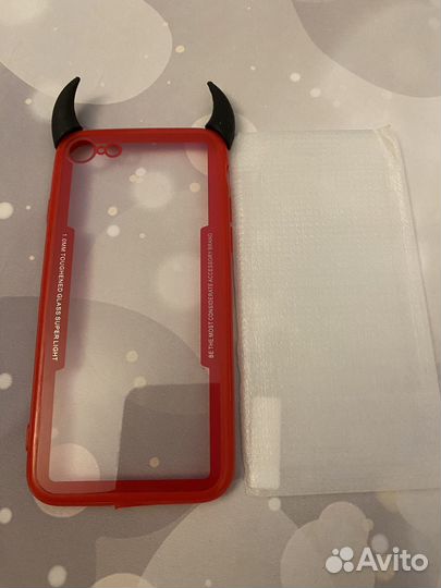 Чехол и защитное стекло для iPhone 7