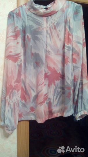Шифоновая блузка 48р