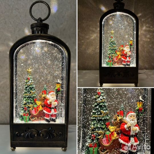 Новогодний фонарь-светильник