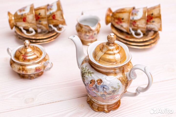 Винтажный кофейный сервиз