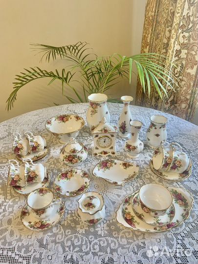 Royal Albert Old country roses костяной фарфор