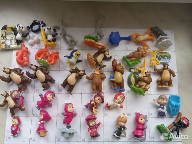 Киндер-сюрприз, разные серии