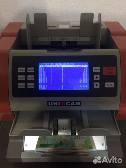 Счетчик сортировщик банкнот Unixcam 1500X