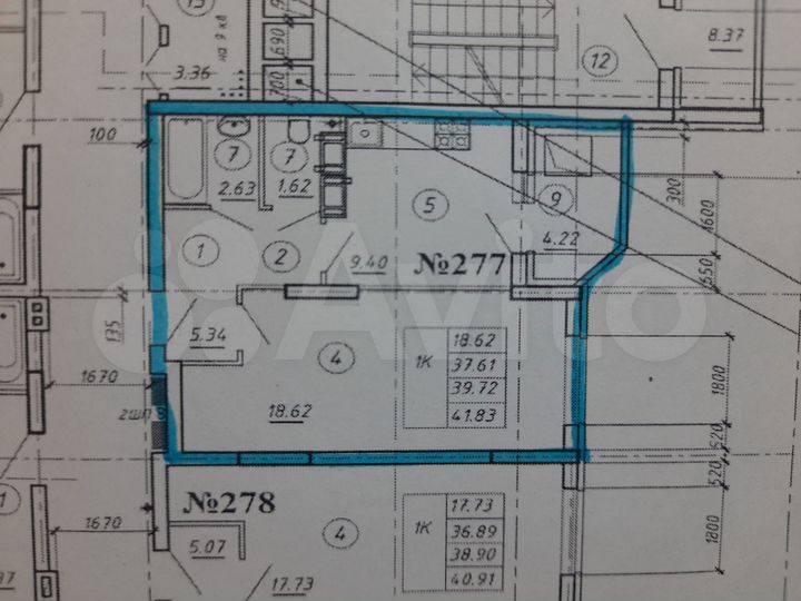 1-к. квартира, 41,8 м², 16/26 эт.