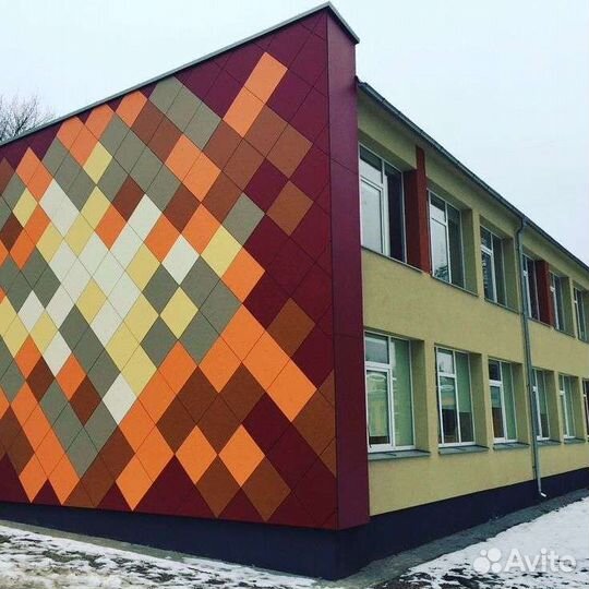 Фасадные металлические кассеты