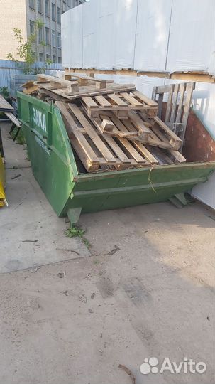 Вывоз строительного мусора контейнером