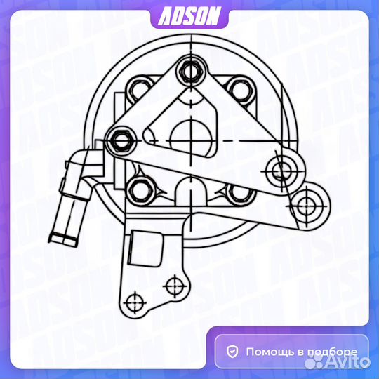Насос гур для ам Nissan Murano II (08) Nissan