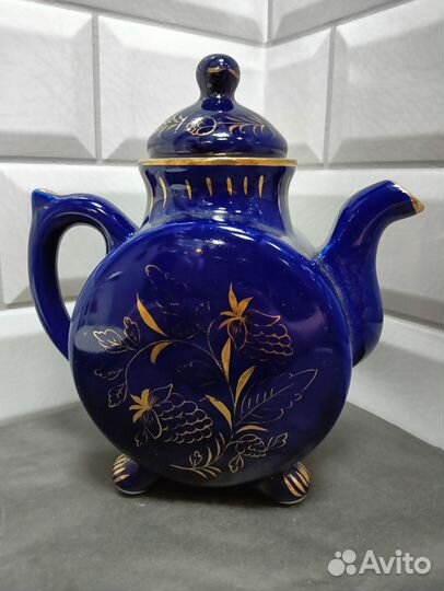 Заварочный чайник Гжель СССР