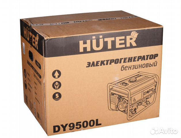 Электрогенератор бензиновый 7,5 кВт DY9500L Huter