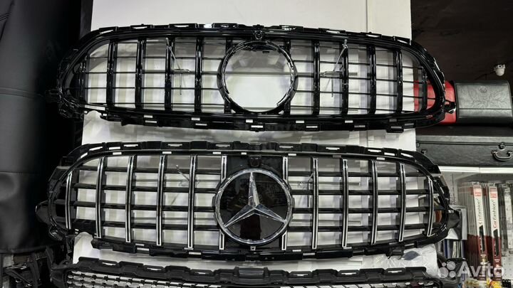 Решетка радиатора на mercedes w213