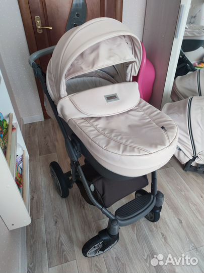 Кoляскa Rоаn Ваss Sоft 3в1 (Romantic pink)