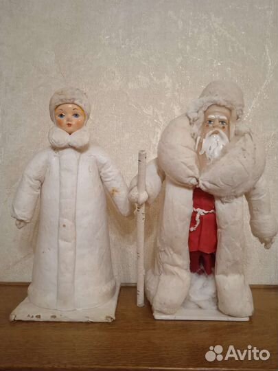 Снегурочка СССР и дед мороз СССР