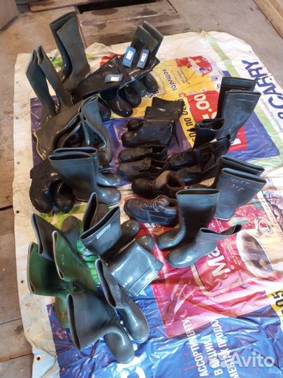 Резиновые сапоги новые