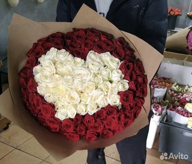 101 Роза Цветы Пионы