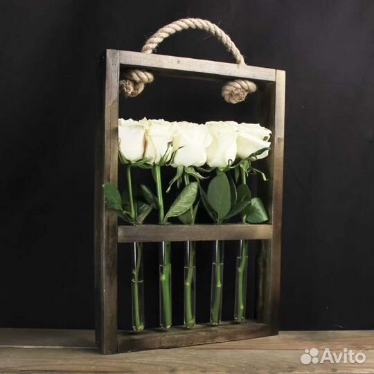 Ваза, с пробирками, рамка Подставка для украшений