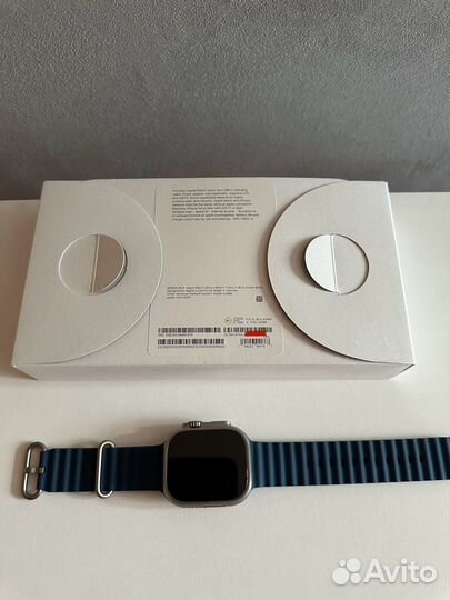 Apple watch ultra 2 49mm ocean band blue