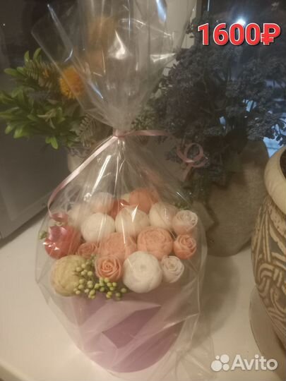 Букет из мыла ручной работы