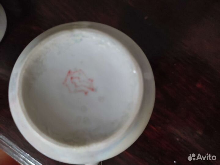 Кофейник СССР фарфоровый и молочник фарфор СССР