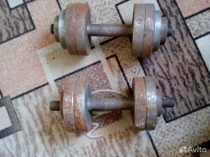 Гантели разборные бу