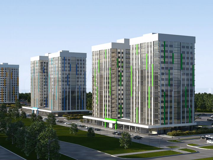 4-к. квартира, 95,2 м², 9/16 эт.