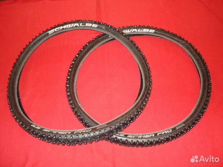 Покрышки зимние шипованные Schwalbe и шипы к ним
