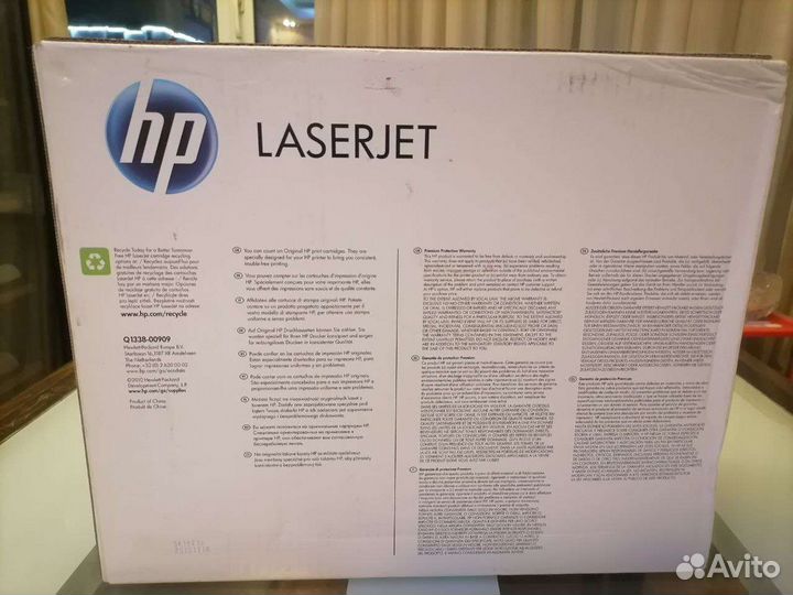 Картридж Q1338А для HP 4200, новый оригинал, 2015