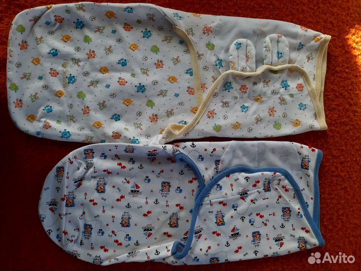 Пеленка кокон на липучках