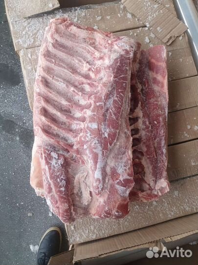 Грудинка свиная замороженная без кости Ивр