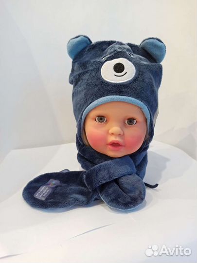 Комплект шапка и шарф оригинал